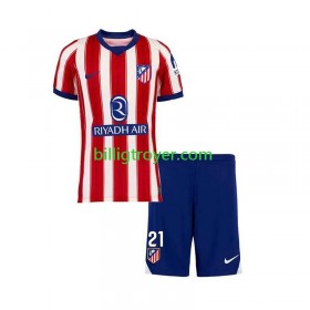 Billige Fotballdrakter Atlético Madrid Obed Vargas 21 Barn Hjemmedraktsett 2026/27 Kortermet